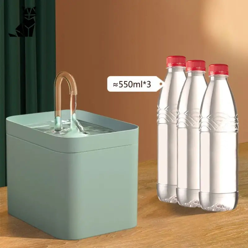 Fontaine à eau pour chat avec distributeur d’eau automatique : Eau Chat et Fontaine à Eau sur Table